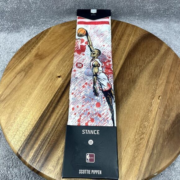 Stance NBA Legends Scottie Pippen Crew Socks Men’s Size Medium 6 - 8.5 - Picture 1 of 5